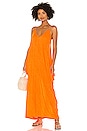 view 2 of 5 Grecian Dress in Tangerine