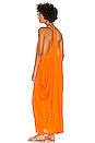 view 4 of 5 Grecian Dress in Tangerine