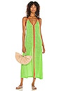 view 1 of 4 Inca Cheetah Sundress in Lime