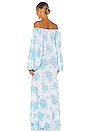 view 3 of 3 Pima Pea Dress in Light Blue Tie Dye