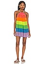 view 1 of 3 Popsicle Halter Mini Dress in Rainbow