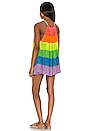 view 3 of 3 Popsicle Halter Mini Dress in Rainbow