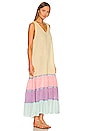 view 2 of 3 Rainbow Tank Maxi Dress in Pastel