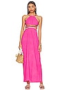 view 1 of 3 Crinkle Halter Maxi Dress in Hot Pink