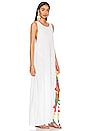 view 2 of 3 Stephanie Tassel Slit Dress in White