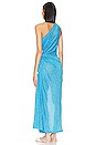 view 4 of 5 One Shoulder Dress in Blue