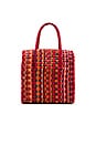 view 2 of 4 Straw Handbag in Multi Red