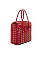view 3 of 4 Straw Handbag in Multi Red