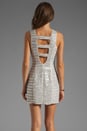 view 4 of 6 Ivy Metal Zig Zag Dress in Silver