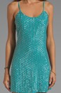 view 5 of 6 Kate Sequins Dress in Aqua