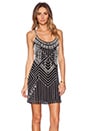 view 1 of 4 Hayden Embellished Dress in Black & Ivory