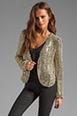 view 1 of 5 Ivory Seed Sequin Jacket in Black