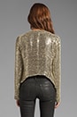 view 2 of 5 Ivory Seed Sequin Jacket in Black
