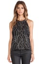 view 1 of 3 Zane Sequin Tank in Black