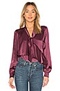 view 1 of 4 BLUSA MANGA LARGA KINSLEY in Mauve Wine