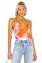 view 1 of 4 Harlow Top in Sunset Tie Dye