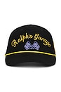 view 1 of 3 Cotton Canvas Vintage Ralph's Garage Trucker Hat in Black