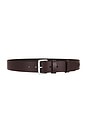 view 1 of 3 Italian Saddle Leather Belt in Brown