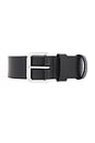 view 3 of 4 CEINTURE ITALIAN SADDLE LEATHER in Black