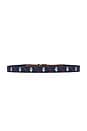 view 2 of 3 CINTURÓN RIBBON & LEATHER SEASONAL BEAR in Navy Multi