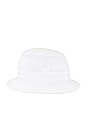 view 3 of 4 Bucket Hat in White
