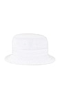 view 4 of 4 Bucket Hat in White