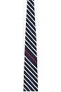 view 2 of 3 CRAVATE SILK MOGADOR STRIPE in Navy & White