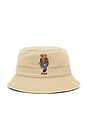 view 1 of 2 Bear Bucket Hat in Cafe Tan