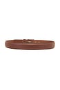 view 2 of 3 Leather Suffield Belt in Tan