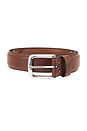 view 3 of 3 Leather Suffield Belt in Tan