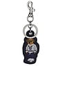 view 1 of 3 Leather Bear Keyfob in Newport Navy