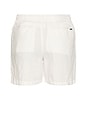 view 2 of 4 Prepster Linen Short in Deckwash White