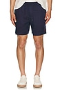 view 5 of 6 Linen Prepster Short in Newport Navy
