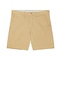 view 4 of 4 Bedford Cotton Stretch Twill Short in Desert Khaki