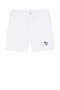 view 4 of 5 Terry Prepster Tennis Logo Short in White