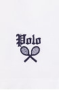view 5 of 5 Terry Prepster Tennis Logo Short in White