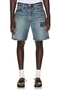 view 1 of 5 Novelty Repair Denim Jean Short in Junegrass