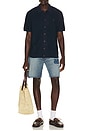view 3 of 5 Novelty Repair Denim Jean Short in Junegrass