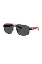 view 2 of 3 Pilot Sunglasses in Shiny Red & Black