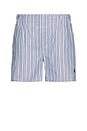 view 2 of 3 Classic Fit Cotton Boxer 3 Pack in Rimini Stripe, Muller Plaid, & Cruise Navy