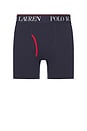 view 2 of 3 3 Pack Boxer Brief in Cruise Navy, Red Tossed Emblem Print, & Rl2000 Red