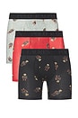 view 1 of 3 3 Pack Boxer Brief in Andover Heather, Polo Black, & RL2000 Red