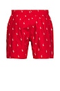 view 2 of 2 Woven Boxer in RL2000 Red & Elite Blue AOPP