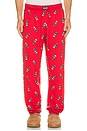 view 1 of 5 Knit Bear Printed PJ Pant in RL2000 Red