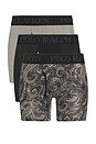 view 1 of 3 BRAGUITAS BOXER in Museum Grey, Polo Black, & Woods Paisley Print
