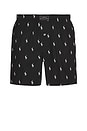 view 1 of 2 Woven Boxer in RL Black & White AOPP