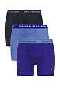 view 1 of 3 Classic Fit Cotton 3 Pack Boxer Brief in Resort Blue, Rugby Royal, & Cruise Navy