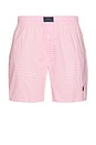 view 1 of 2 Yarn Dyed Woven Boxer in Pink Mini Gingham & Cruise Navy PP