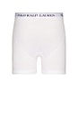 view 3 of 3 Classic Fit Cotton 3 Pack Boxer Brief in White & Cruise Navy PP