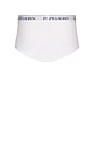 view 3 of 3 Mid Rise Brief 4 Pack in White